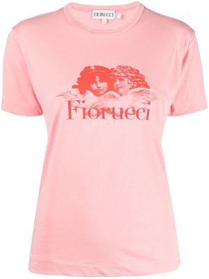 Fiorucci Milano Angels organic cotton T-shirt - Pink