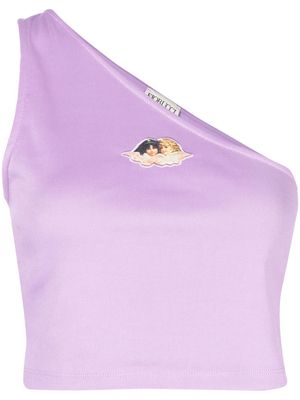 Fiorucci one-shoulder vest - Purple