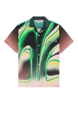 FIORUCCI Rising Sphere Bowling Shirt in Green