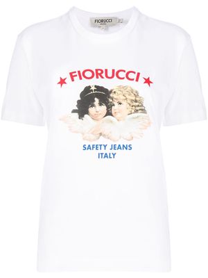 Fiorucci Safety Angels round-neck T-shirt - White