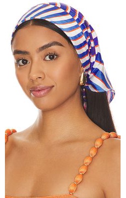 FIORUCCI Wave Print Bandana in Blue.