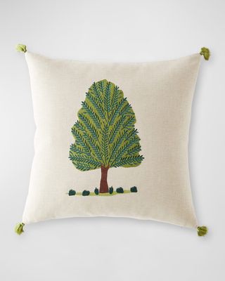 Fir Tree Pillow, 22" Square