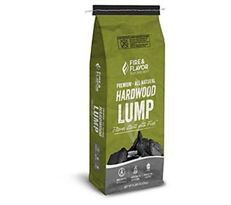Fire & Flavor 8lb Bag All Natural Hardwood Lump Charcoal