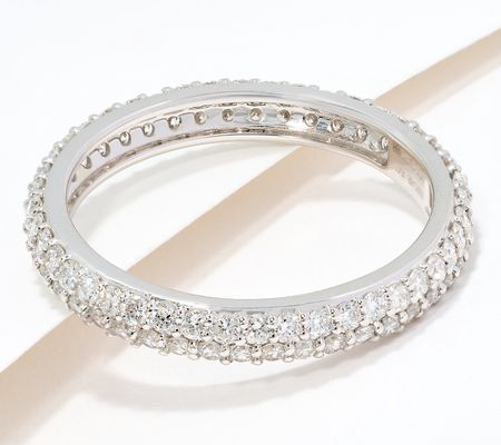 Fire Light Lab Grown Diamond 1cttw Eternity Ring, 14K Gold