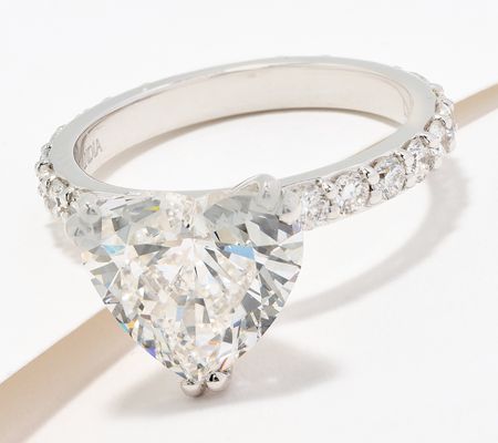 Fire Light Lab Grown Diamond Heart Ring, 5.25cttw, 14K