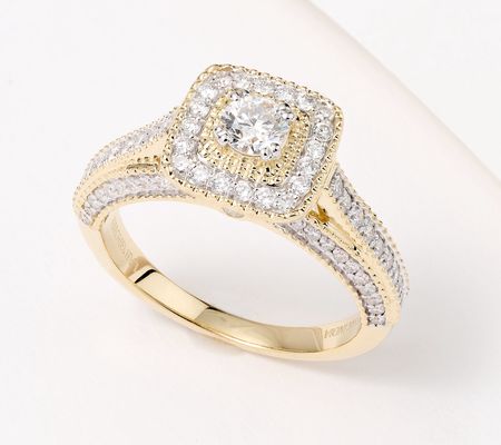 Fire Light Lab Grown Diamond Round 1cttw Ring, 14K Gold