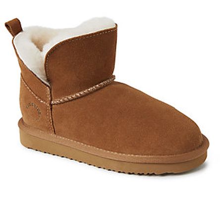 Fireside by Dearfoams Kid's Genuine Shearling B ootie - Bunbury