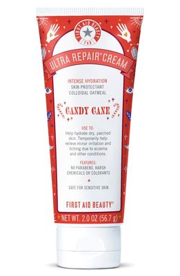First Aid Beauty Candy Cane Ultra Repair Cream Intense Hydration Face & Body Moisturizer