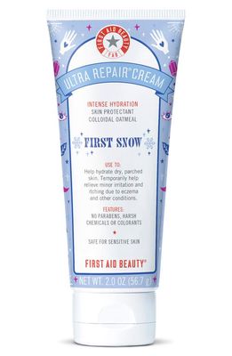 First Aid Beauty First Snow Ultra Repair Cream Intense Hydration Face & Body Moisturizer