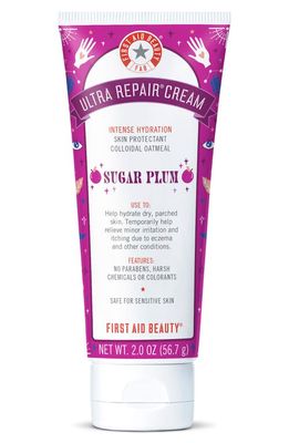 First Aid Beauty Sugar Plum Ultra Repair Cream Intense Hydration Face & Body Moisturizer