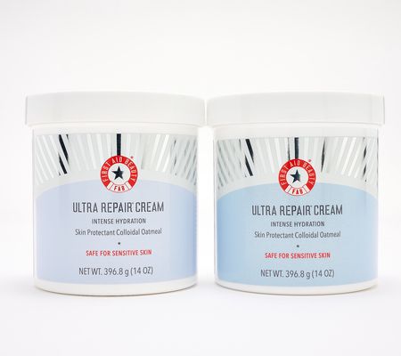First Aid Beauty Ultra Repair Cream Mega Size 14-ounce Duo