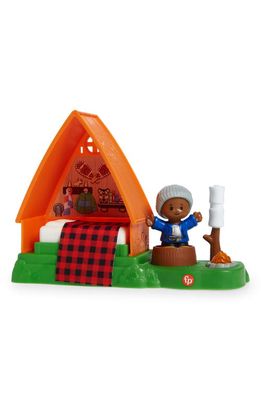 FISHER PRICE Little People A-Frame Cabin in Multi