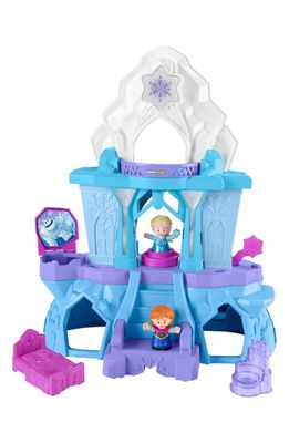 FISHER PRICE x Disney 'Frozen' Little People Elsa's Enchanted Lights Palace in Blue Multi