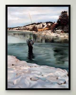 "Fishing the River" Giclee