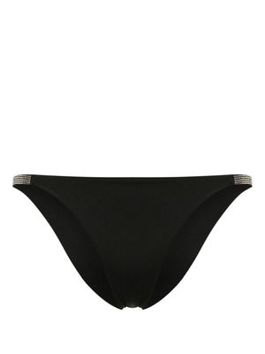 Fisico crystal-embellished bikini bottom - Black