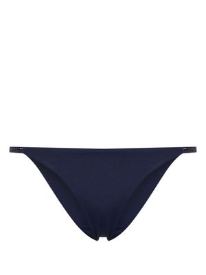 Fisico crystal-embellished bikini bottom - Blue