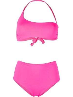 Fisico crystal-embellished detail bikini set - Pink