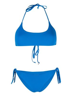 Fisico self-tie bikini set - Blue