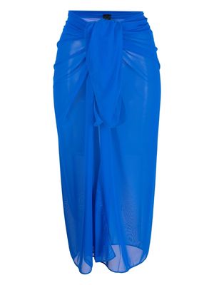 Fisico wraparoud mesh sarong - Blue