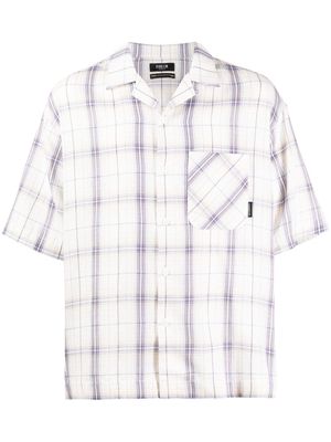 FIVE CM check-pattern cotton shirt - Multicolour