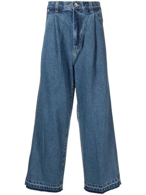 FIVE CM darted wide-leg jeans - Blue