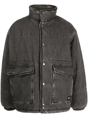FIVE CM denim padded jacket - Grey