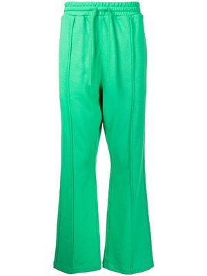 FIVE CM drawstring cotton track pants - Green