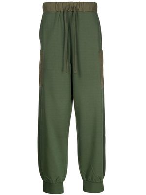FIVE CM drop-crotch trousers - Green