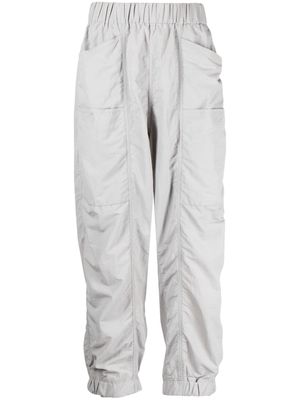 FIVE CM elasticated straight-leg trousers - Grey
