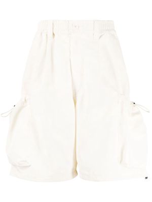FIVE CM elasticated-waist cargo shorts - White