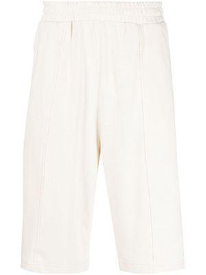 FIVE CM elasticated-waistband cotton shorts - Neutrals