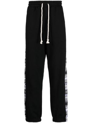 FIVE CM embroidered-design track trousers - Black