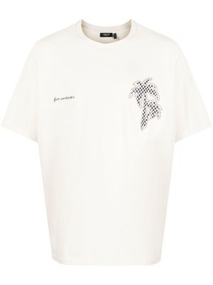 FIVE CM graphic-print T-shirt - Neutrals