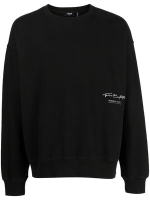 FIVE CM Heavenly Days logo-patch sweatshirt - Black