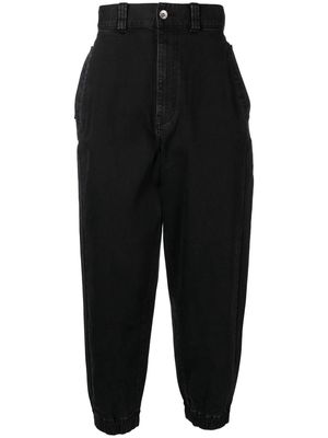 FIVE CM high-waist tapered jeans - Black
