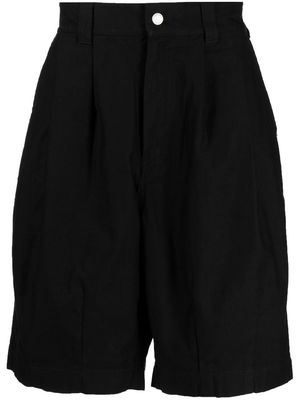 FIVE CM knee-length cotton shorts - Black