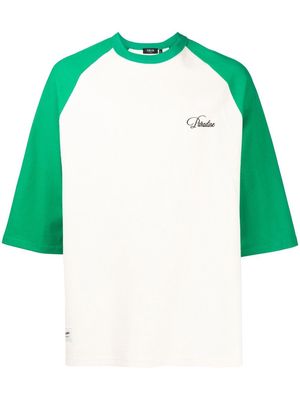 FIVE CM logo-print short-sleeve T-shirt - Neutrals