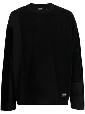 FIVE CM long-sleeve cotton T-shirt - Black