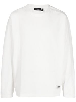 FIVE CM long-sleeve cotton T-shirt - White