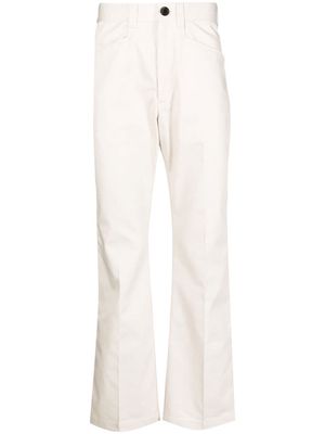 FIVE CM mid-rise straight trousers - White