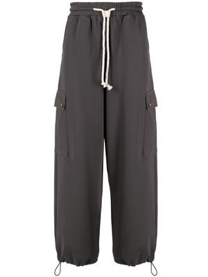 FIVE CM multi-pocket drawstring track pants - Grey