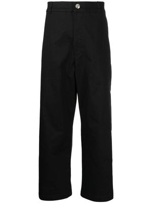 FIVE CM straight-leg cropped trousers - Black