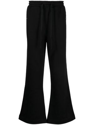 FIVE CM wide-leg cotton track pants - Black