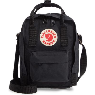 Fjällräven Kånken Water Repellent Sling Shoulder Bag in Black 