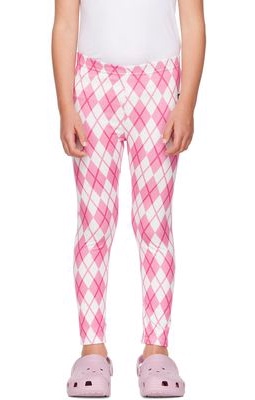 FLAKIKI SSENSE Exclusive Kids Pink & White Barbie Edition Argyle Lounge Pants