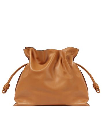 Flamenco XL leather shoulder bag