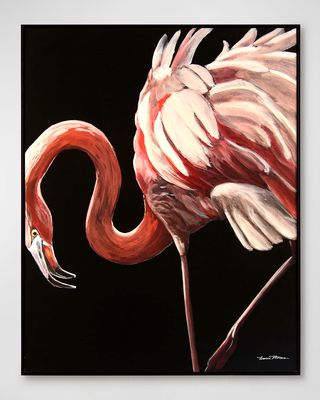 "Flamingo Ii" Giclee by Annie Moran