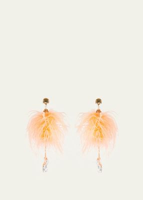 Flamingo Shoulder Duster Earrings