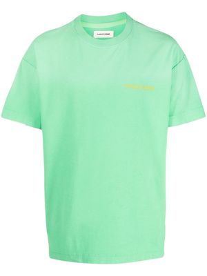 Flaneur Homme chest logo-print T-shirt - Green