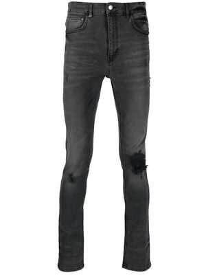 Flaneur Homme distressed denim jeans - Grey